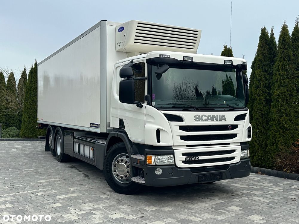 Scania / P360 / 6X2 / CHŁODNIA 7,7 m / Carrier / WINDA / - 3