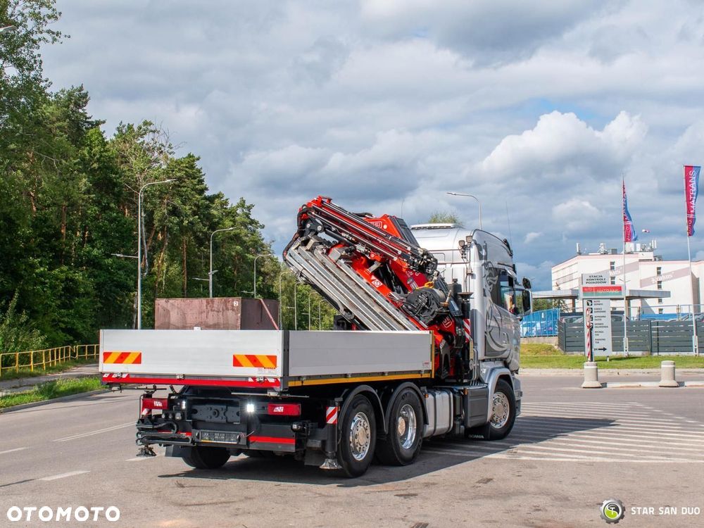 Scania R580 6x2 FASSI F545RA.2.27 XE  HDS Żuraw Fly Jib Wciągarka Siodło - 28