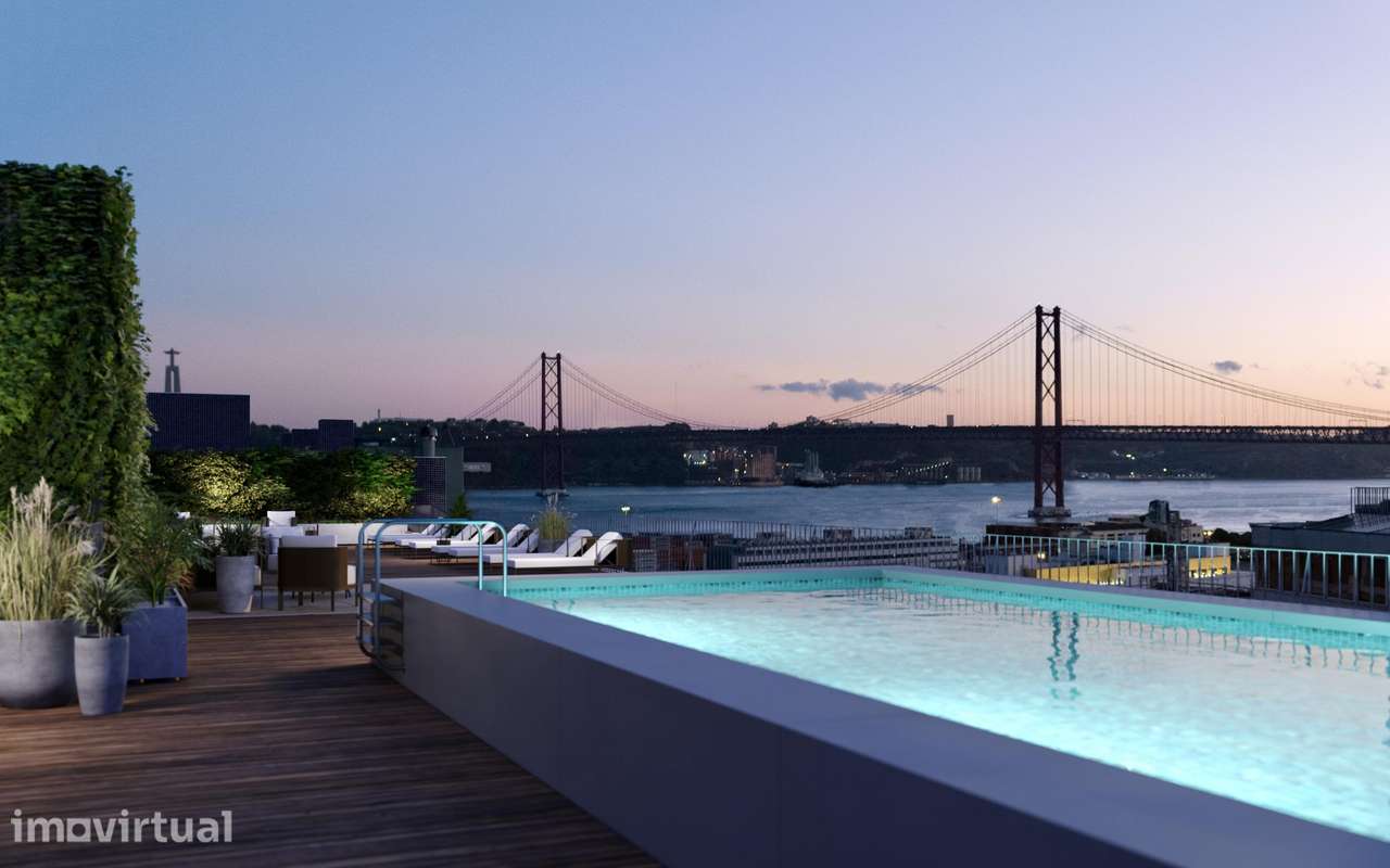 Apartamento T1 em condominio exclusivo em zona privilegiada em Lisboa - Grande imagem: 5/9