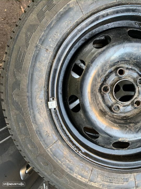 Jante Suplente R14 Golf 5x100 com pneu 175/80R14 - 3