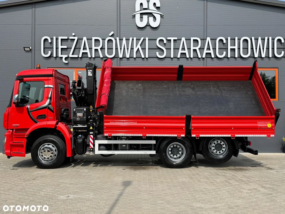Mercedes-Benz AROCS 2532 // E6 // wywrotka 3-Stronna + HIAB HIDUO 158 B-2 // 6x2 6x4 HDS żuraw kran crane kiper kipper // Actros Antos - 15