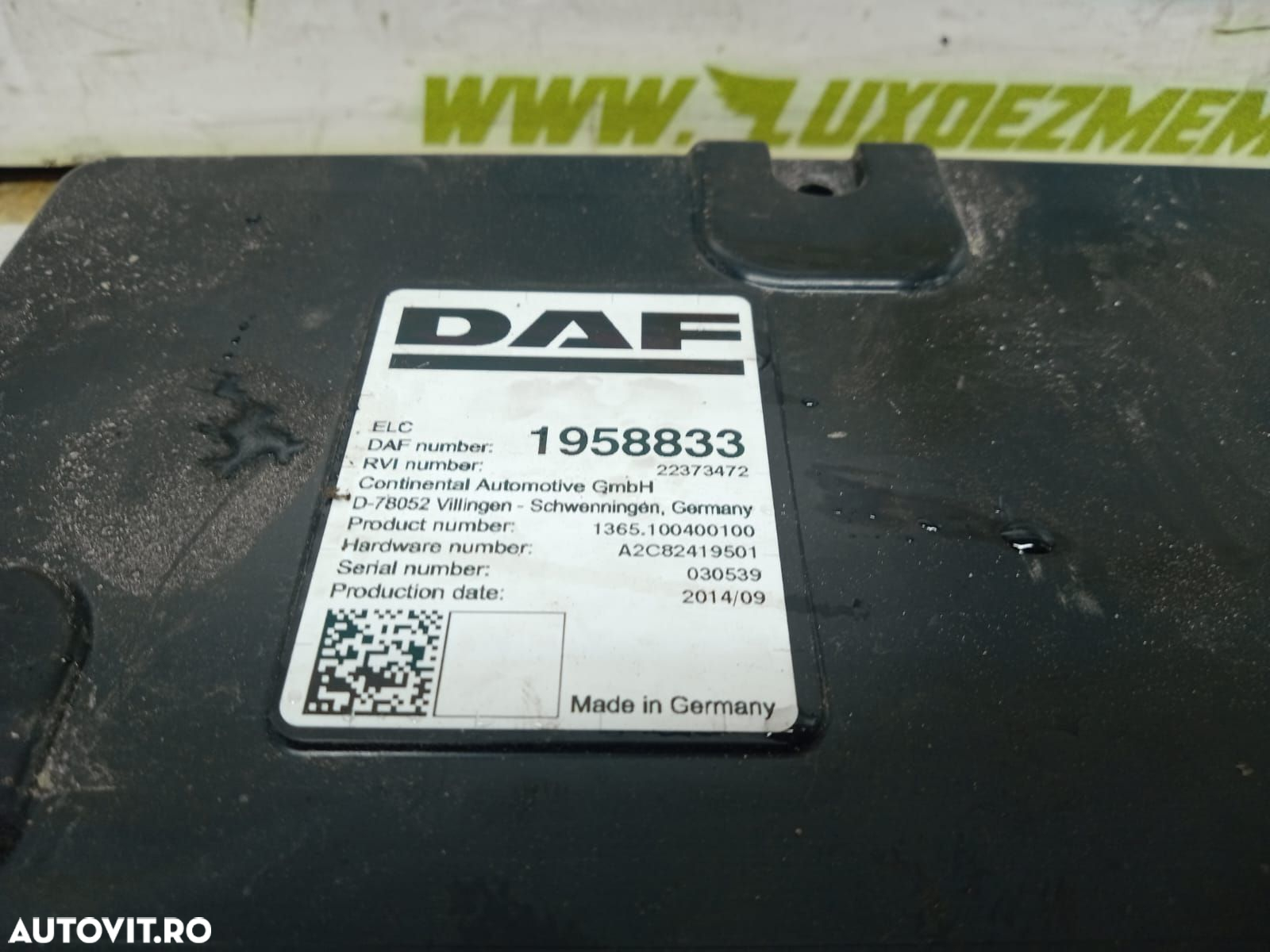 Calculator modul ELC 1958833 Daf XF 105 generatia [2013 - 2021] - 3
