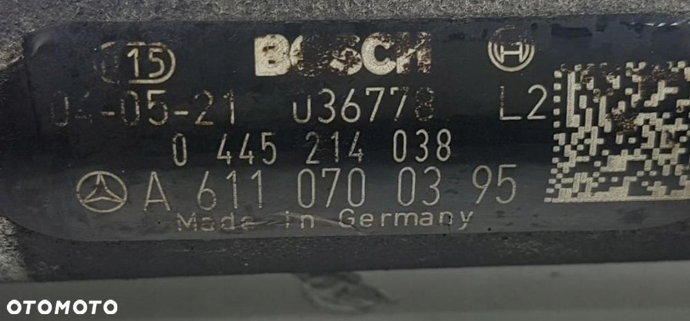 LISTWA WTRYSKOWA MERCEDES W203 2.2 CDI A6110700395 - 2