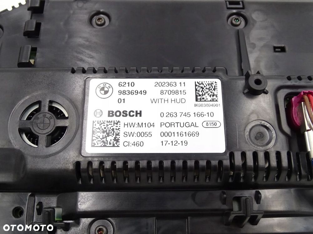 BMW X4 G02 X3 G01 LCI LICZNIK ZEGARY HUD LIVE COCKPIT 9836949 - 5