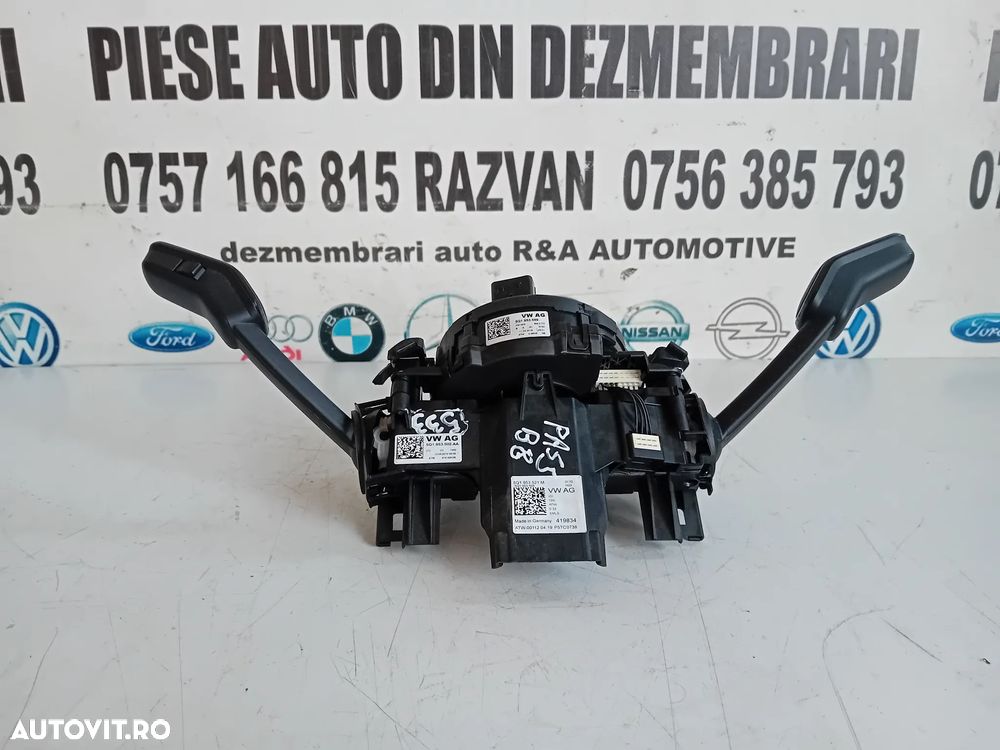 Ansamblu Spira Volan SZL Maneta Semnalizare Stergatoare Vw Passat B8 5Q1953521M 5Q1953569 An 2015+ - 5