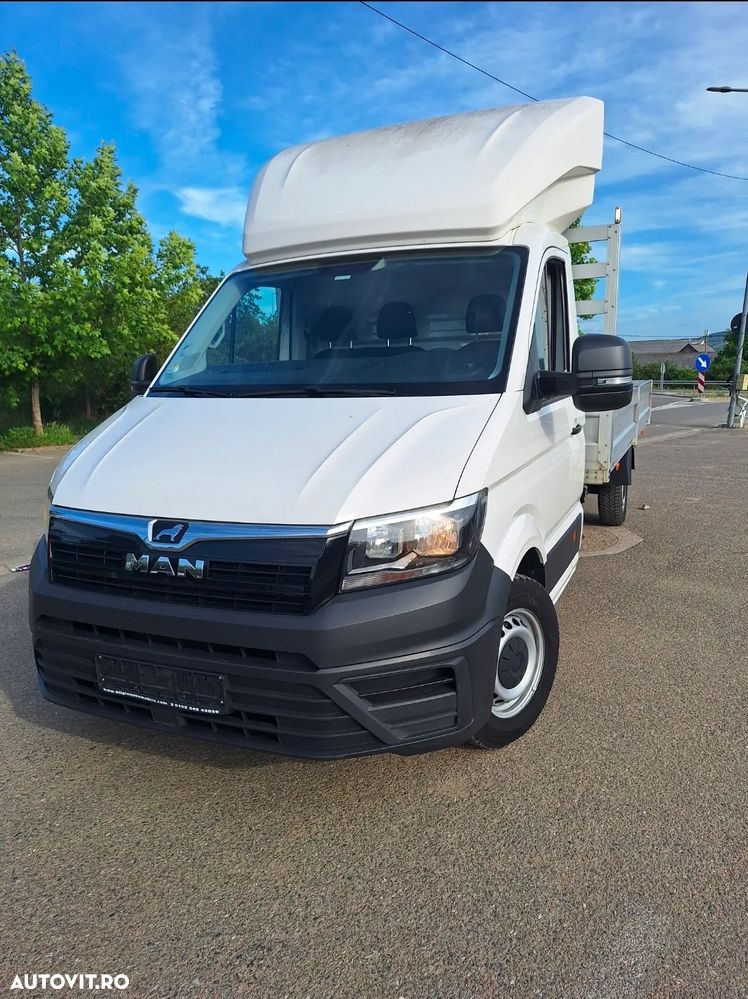 MAN TGE / Vw Crafter 2.0 TDI MAXI 2020 Platforma/ Carosata cu obloane aluminiu Clima AC - 13