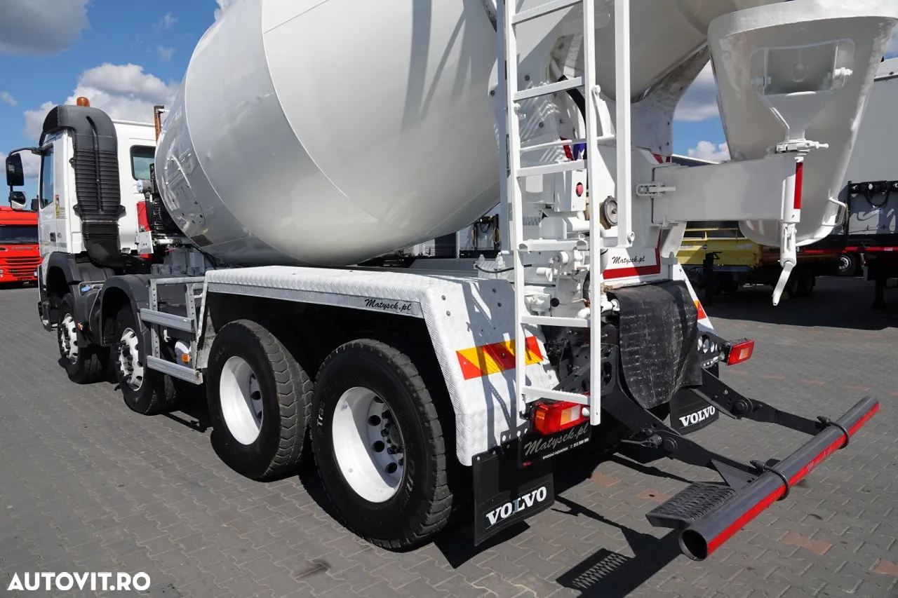 Volvo FMX 410 / 8x4 / 9m3 BETONATOR / SCHWING STETTER / HARDOX / JANTE ALIE / EURO 6 - 11