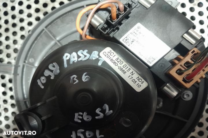 Ventilator aeroterma 3C1820015N / 3C0907521F 3C1820015N / 3C0907521F - 3