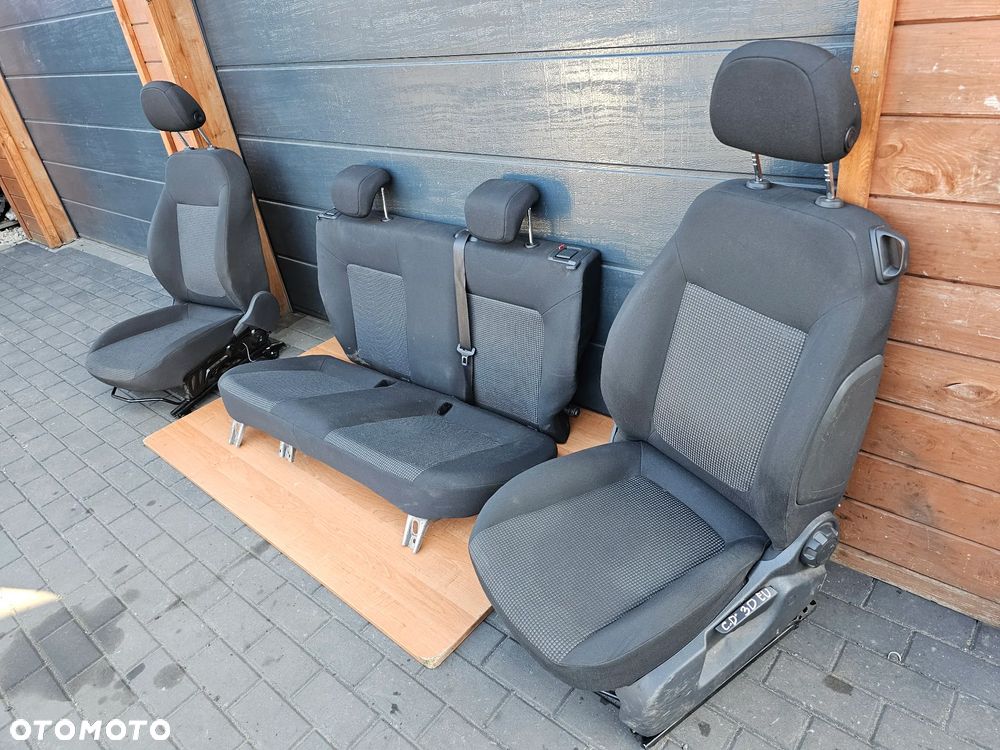 FOTELE PRZEDNIE KANAPA OPARCIE TYŁ MATERIAŁOWE OPEL CORSA D 3 DRZWI EUROPA - 2