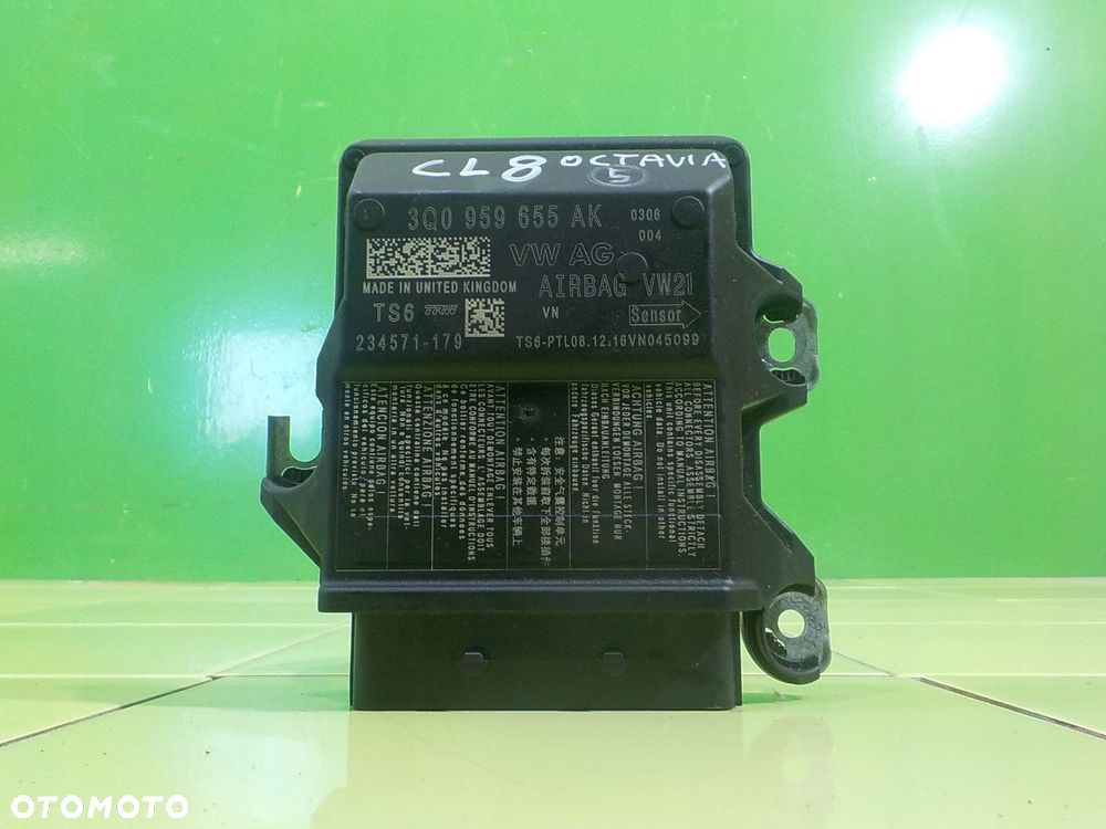 OCTAVIA III 5E 1.6 TDI 16r KOMBI 5D modul sensor AIRBAG 3Q0959655K - 13