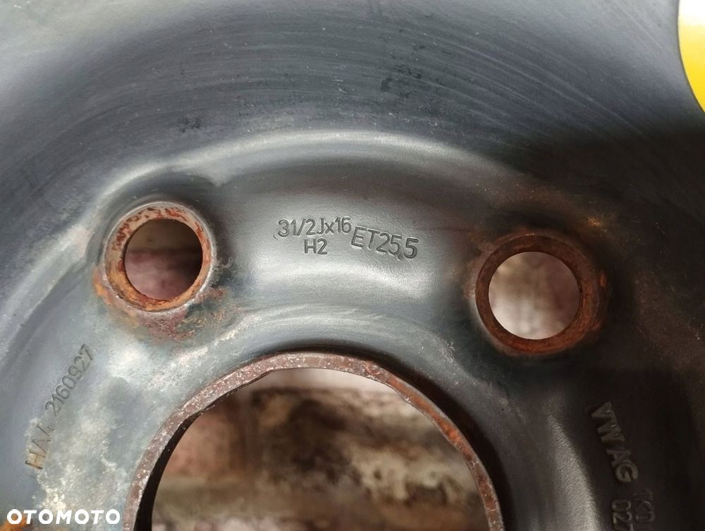 KOŁO DOJAZDOWE ZAPAS 125/70/16 5X112 57MM AUDI VW 1K0601027F - 5