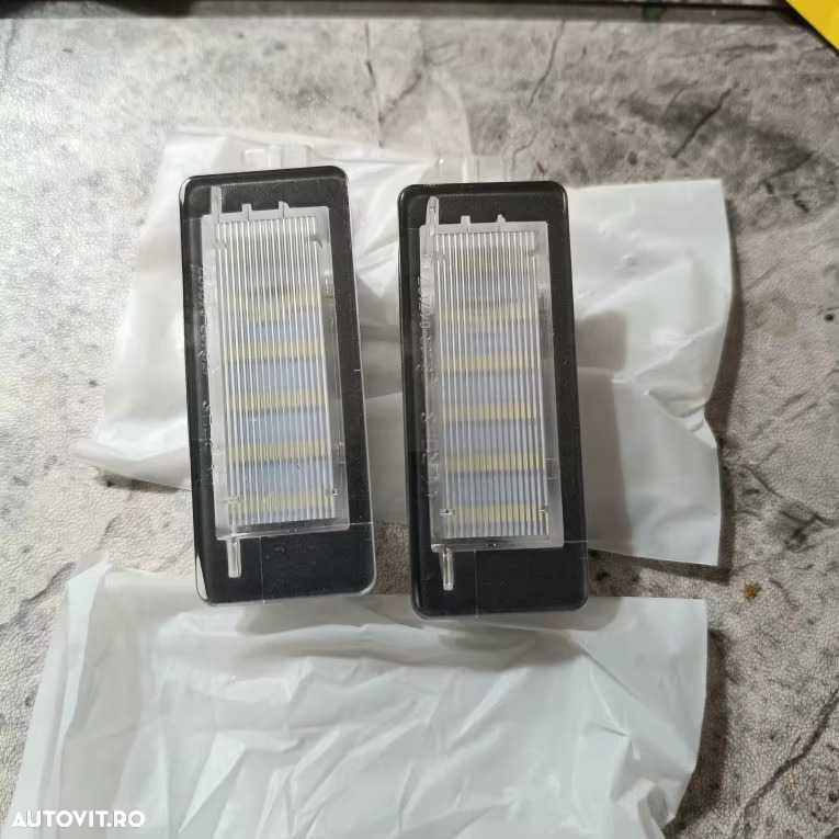 Lampi Numar LED Portbagaj Dacia Renault Duster Logan Lodgy, ALB RECE - 4