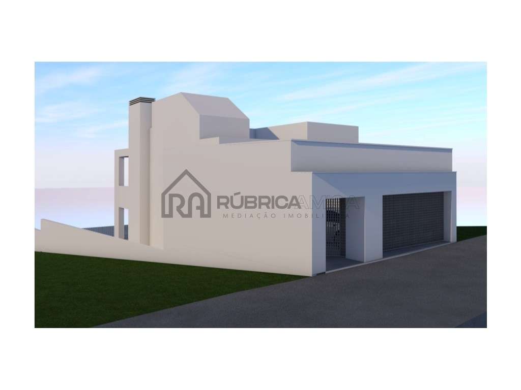 terreno com projeto aprovado para moradia v3 com piscina - Grande imagem: 4/6