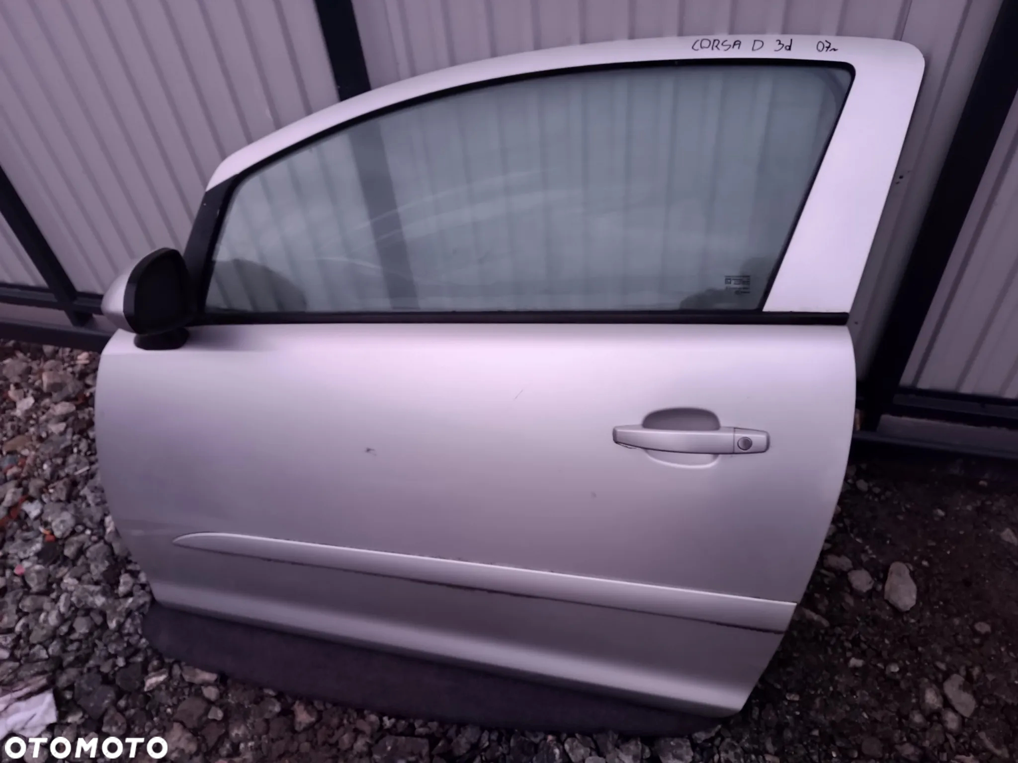 DRZWI LEWE PRZÓD LEWY OPEL CORSA D 3 DRZWI - 6