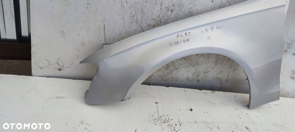 BŁOTNIK LEWY PRZÓD AUDI A4 B8 2008-2011 LX7W *5 - 4