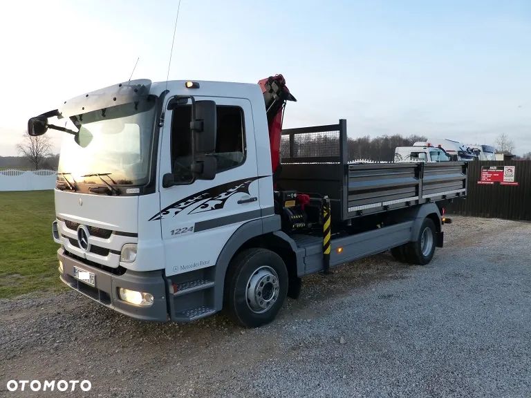Mercedes-Benz ATEGO 1224 HDS PALFINGER PK450L/ DŹWIG / ŻURAW / NOWA 3-STRONNA WYWROTKA / KIPER / EURO 5 / DMC 11.990 KG / ŁADOWNOŚĆ 6.800 KG / DŁ. 4.50 M / 10 EUROPALET/ STAN IDEALNY / OKAZJA - 2