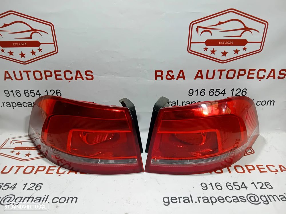 Farolins Trás Traseiro Esquerdo Passat B7 Avant Original - 2