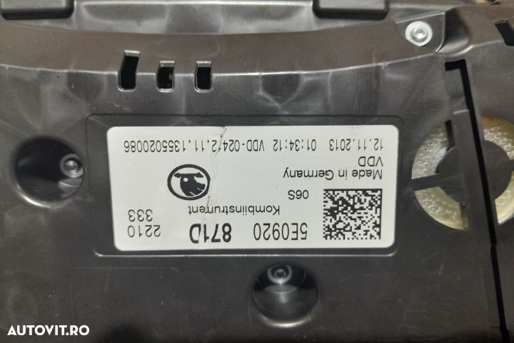 Ceasuri bord 5E0920871D 5E0920871D Skoda Octavia 3 [2013 - 2017] Comb - 3