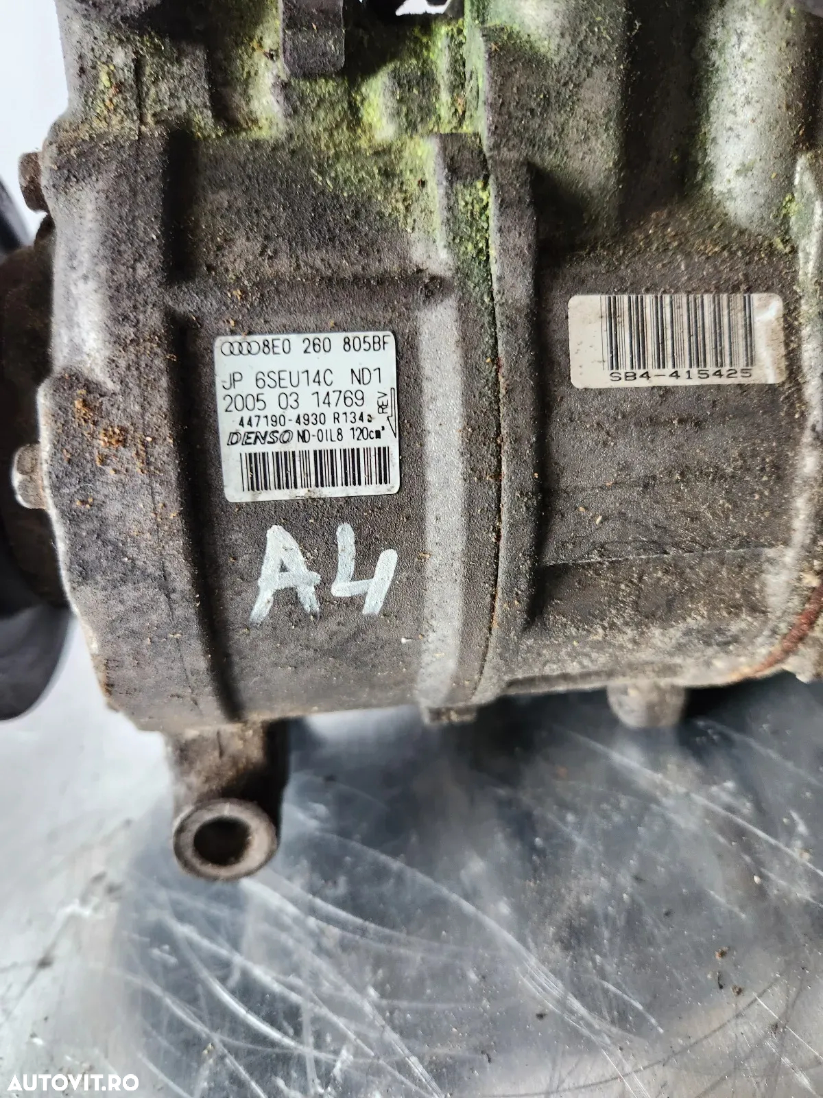 Compresor Clima Audi A3 8P A4 B7 Cod 8EBF - 7
