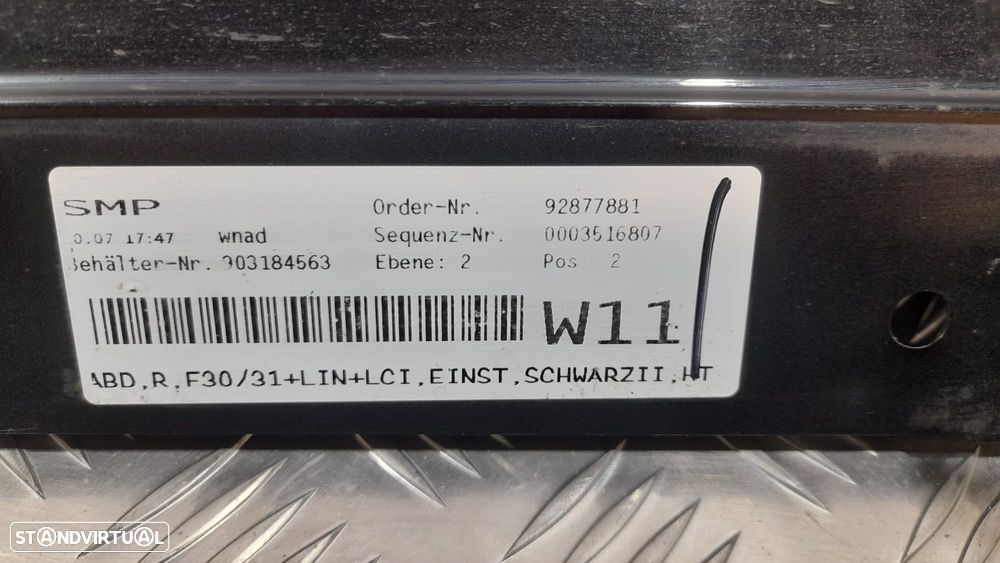 EMBALADEIRA EMBALADEIRAS SAIA SAIAS LATERAL LATERAIS ESQUERDA DIREITA BMW LCI 51777256911 7256911 92877881 3516807 903184563 51777256912 7256912 ORIGINAL BMW SERIE 3 F30 F80 F31 LCI - 7