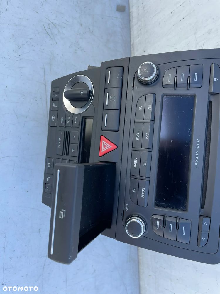 KONSOLA KOSZ RAMKA RADIA 2 DIN AUDI A3 8P 8P0858005A - 5