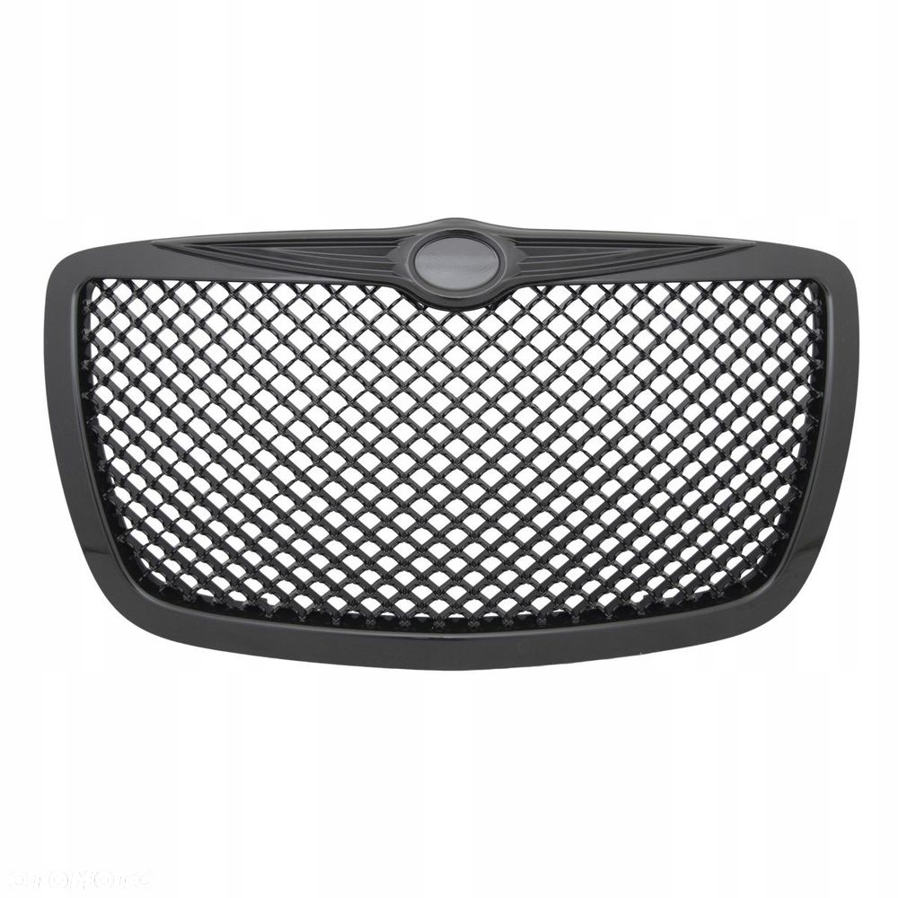 atrapa grill kratka tuning bentley style glossy black chrysler 300c 2004-11 - 1