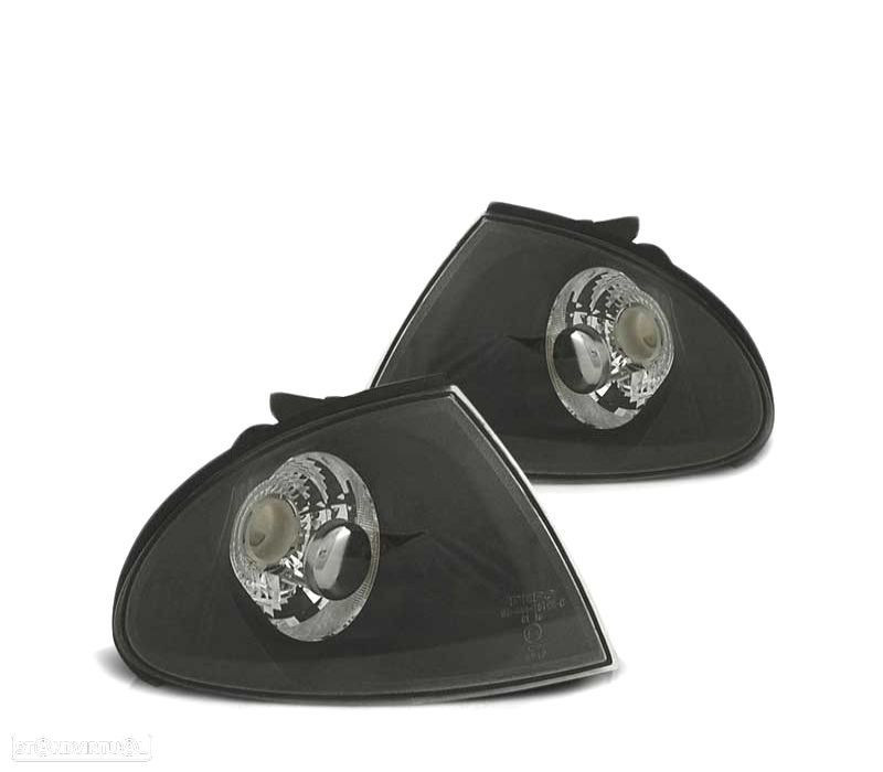 PISCAS FRONTAIS BMW E46 98-01 BLACK PRETO - 1