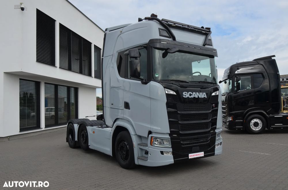 Scania S 500 / 6x2/4 PUSHER / SKÓRA / FULL LED / FULL AIR / PRZESUWANE SIODŁO / ACC / NAVI / KAMERA / ALUSY / DE 8558 - 4