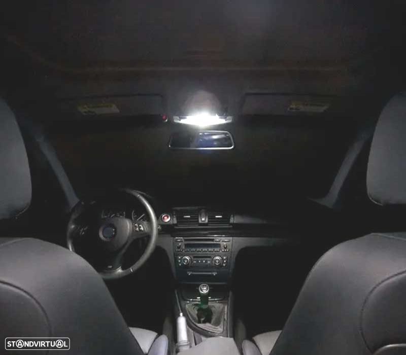 KIT COMPLETO LAMPADAS LED INTERIOR 07-13 BMW 1 SERIE E82 COUPE 120I 125I 135I 120D 123D 1 M - 2