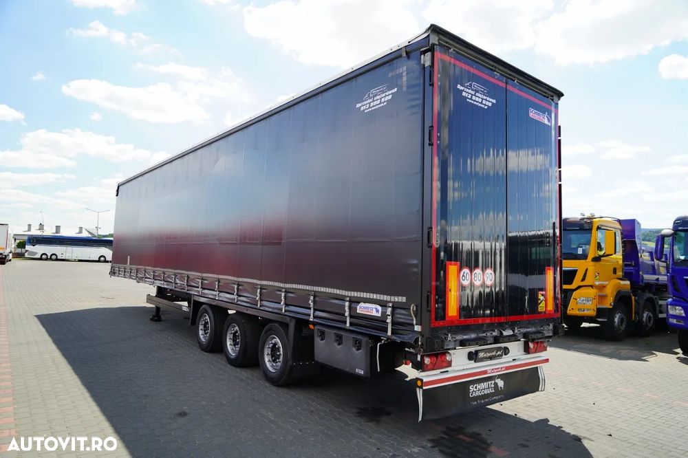Schmitz Cargobull / CORTINĂ / MEGA / LVT / ACOPERIȘ RIDICAT / PUNȚ RIDICAT - 5
