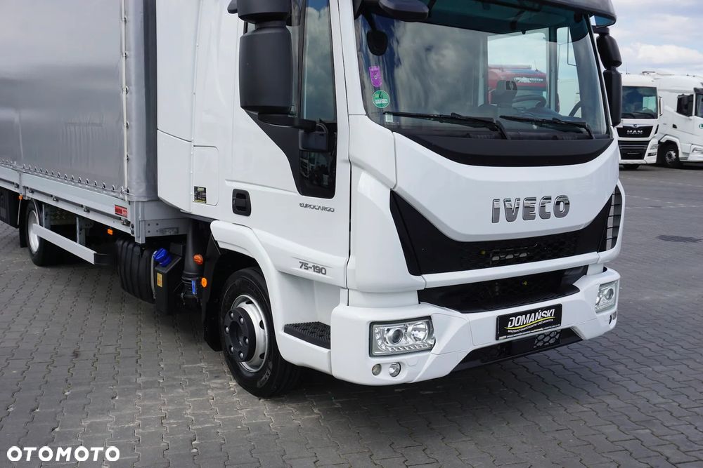 Iveco EUROCARGO / 75 - 190 / ACC / E 6 / BURTO-PLANDEKA / 16 PALET - 28