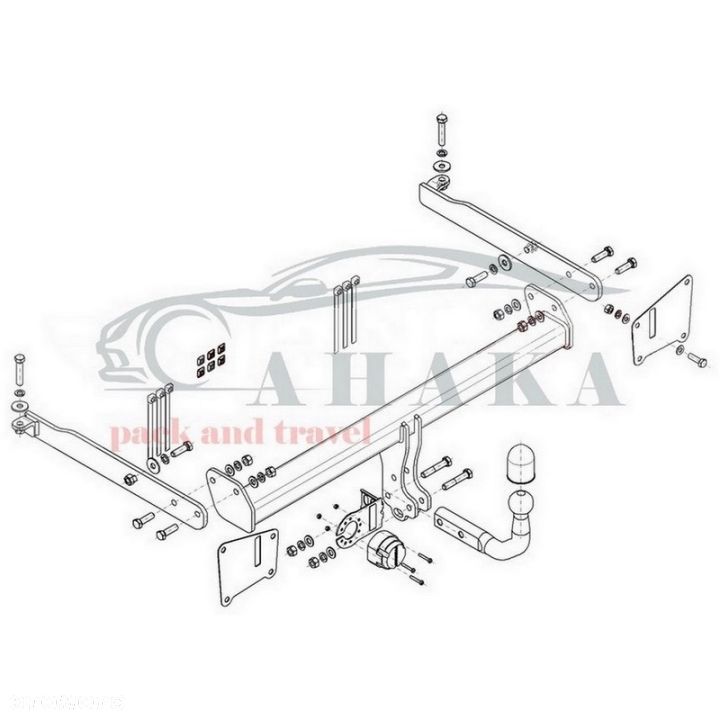 Hak Holowniczy Odkręcany Do Audi A6 C8 Sedan Od 2018 - 2