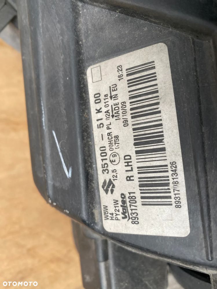 lampay suzuki splash komplet eu całe - 5