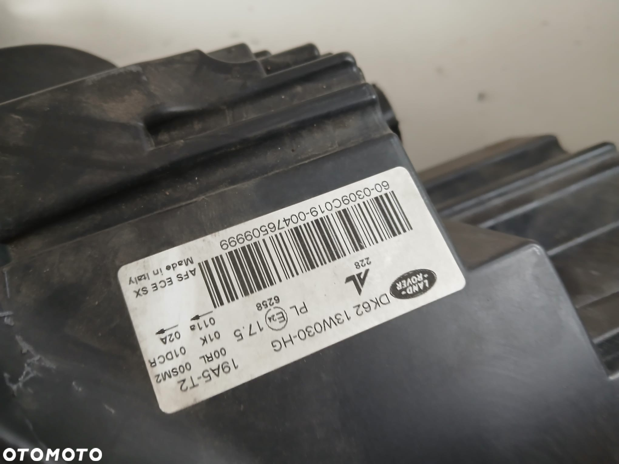 LAMPA LAND ROVER RANGE ROVER SPORT L494 DK62 13W030-HG KOMPLETNA LEWA - 9