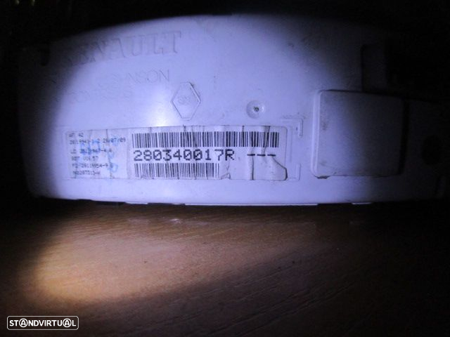 Display Relogio 280340017R RENAULT CLIO 3 2009 - 4