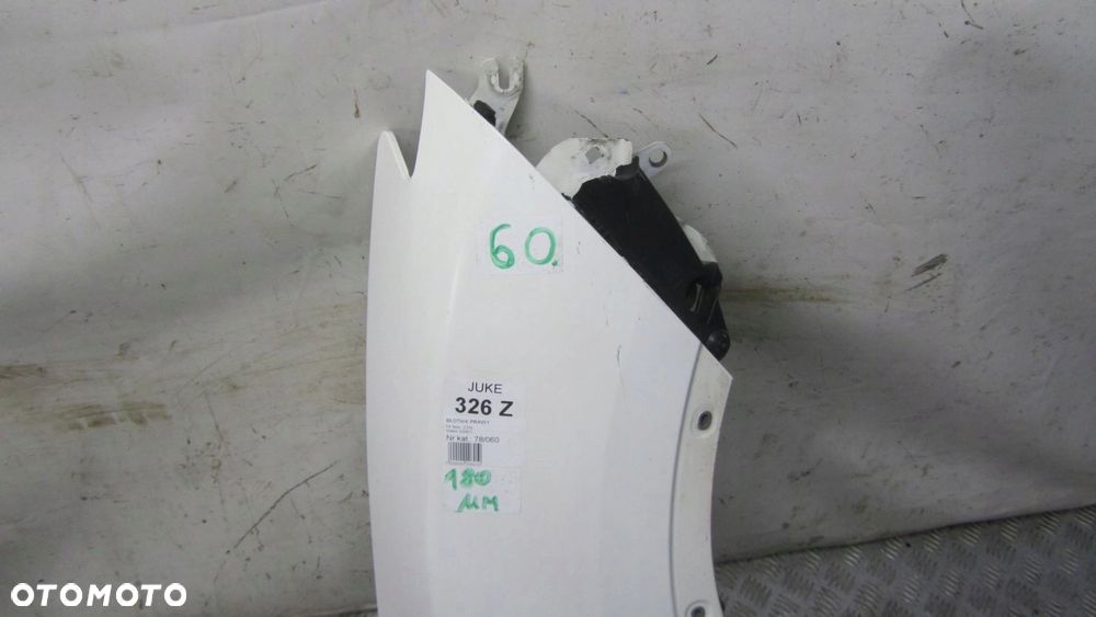 NISSAN JUKE F15 BŁOTNIK PRAWY PRZÓD 326 Z 10- - 3