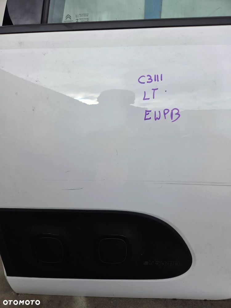 Drzwi tylne tył lewe Citroen C3 III EWPB - 3