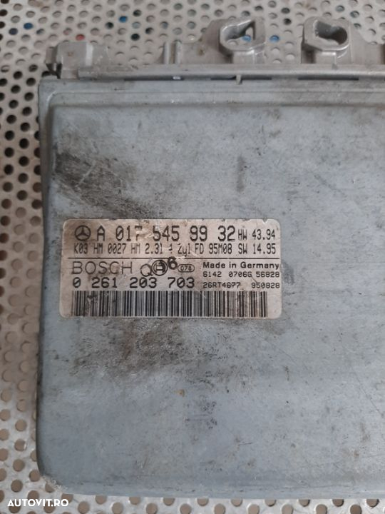 Calculator Motor ECU Mercedes C Class W202 2.3 Benzina C230 Kompressor Cod A0175459932 - 3