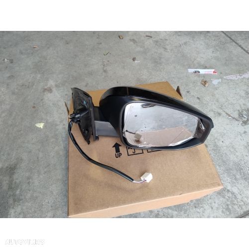 Oglinda exterioara Toyota Rav4 (Xa40), 01.2013-, partea Dreapta, culoare sticla crom, sticla convexa, cu carcasa grunduita, ajustare electrica, Brat Crapat Vezi Poza - 1