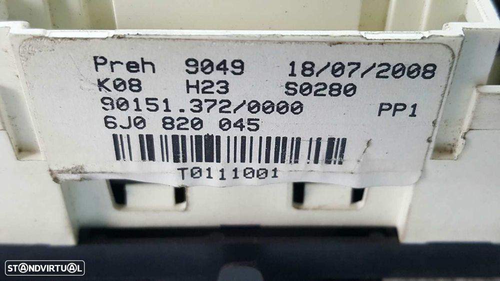 COMANDO SOFAGEM/AR CONDICIONADO SEAT IBIZA (6J5) STYLANCE / STYLE - 4