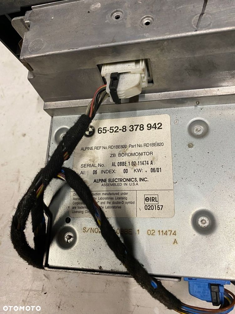 Radio CD oryginalne 8378942 BMW X5 E53 - 3