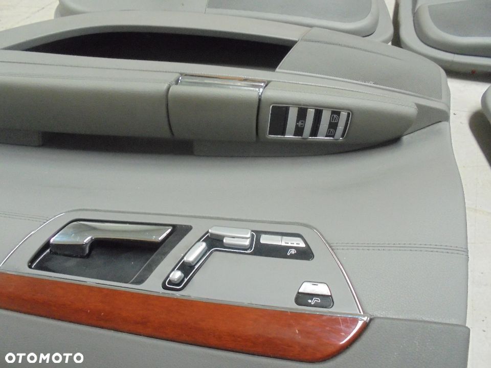 MERCEDES S KLASA W221 FOTELE KANAPA SKORA LONG - 10