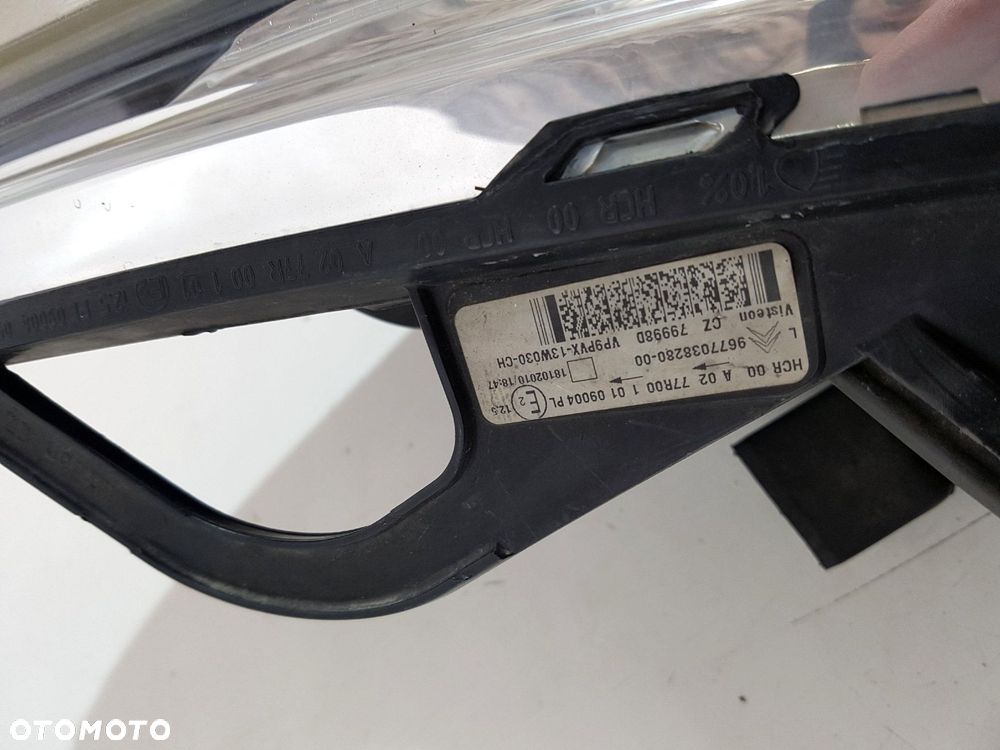 CITROEN C3 II 2 LIFT DS3 LAMPA PRZÓD PRZEDNIA LEWA 9677038280 EUROPA ORYGIN - 7