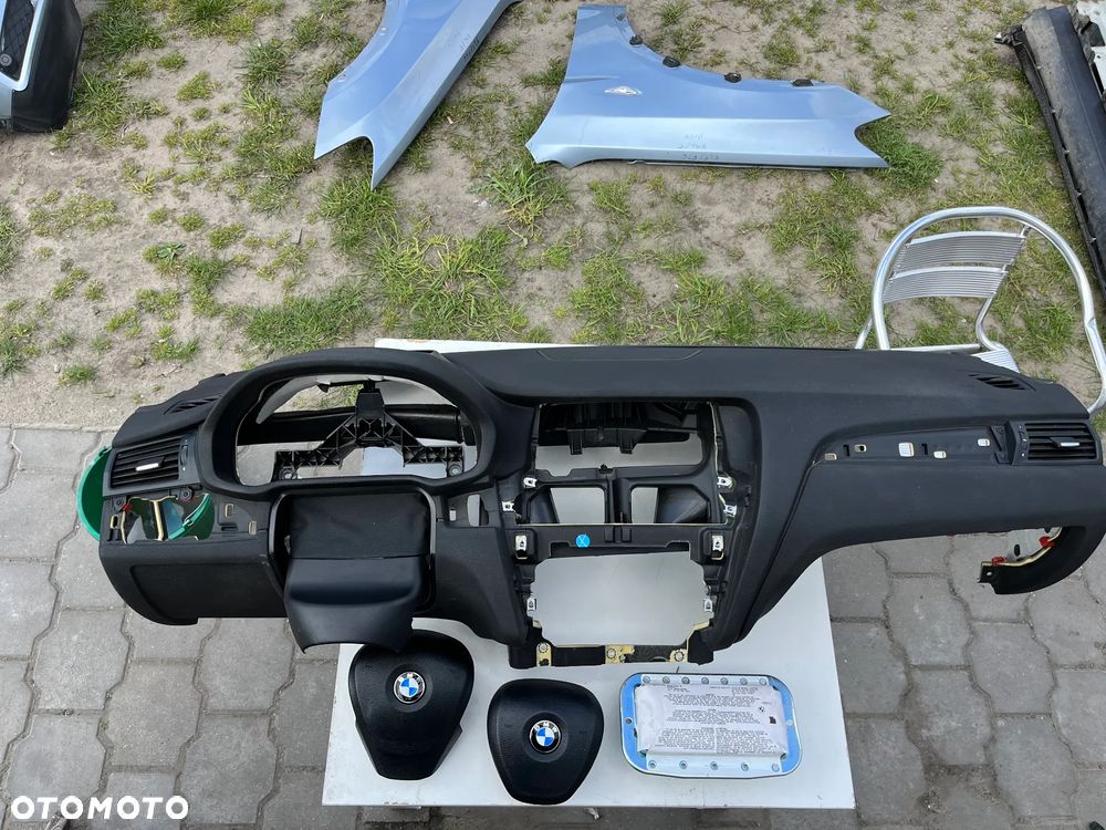 BMW X3 F25 X4 F26 HEAD UP DESKA KONSOLA PODUSZKA PASY AIR BAG KOMPLET - 1
