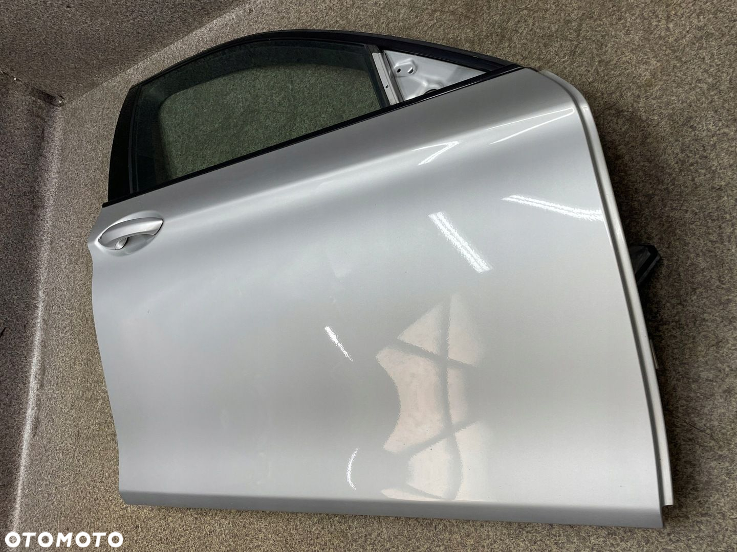 Drzwi szyba prawy przod przednie BMW F11 F10 354 srebrne 150 umAl ładne - 9