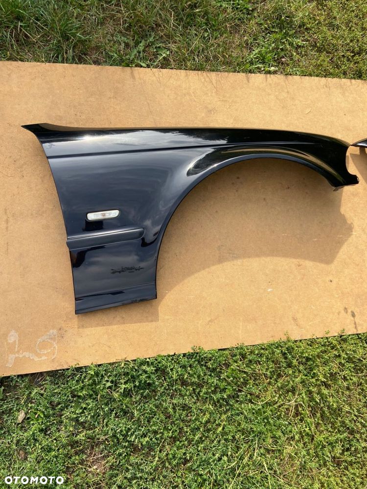 BMW 3 E46 98-01 BŁOTNIK PRAWY LAK 475 BLACK SAPHIRE BEZ RDZY ORYGINAŁ - 4