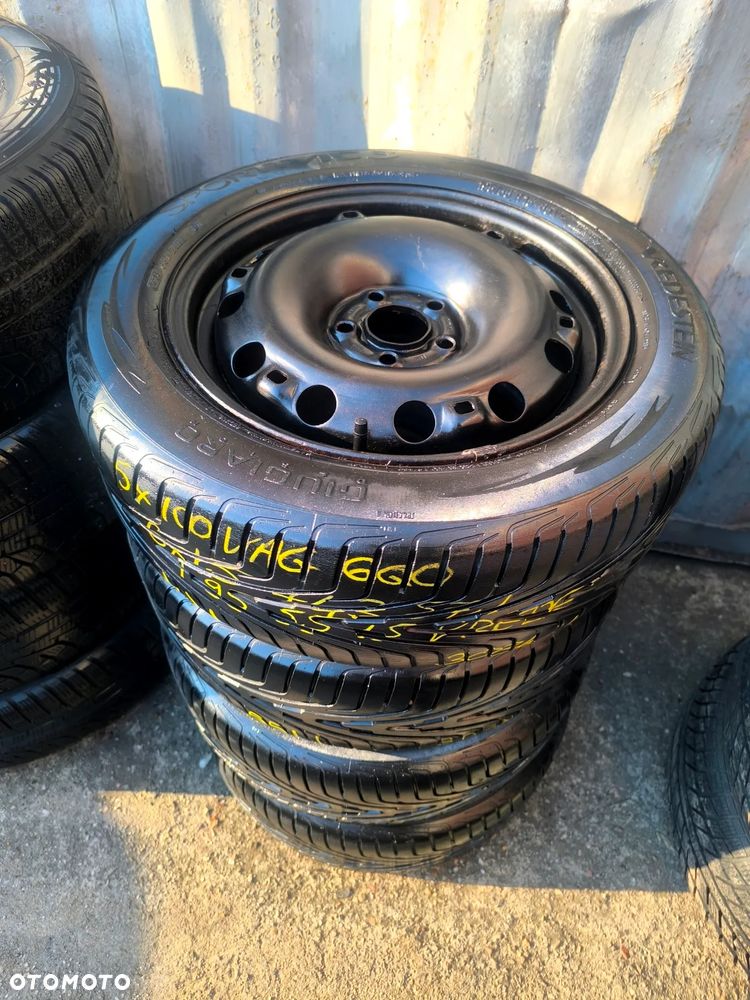 5x100 Felgi Stalowe Stal 15 Koła Letnie Lato SKODA FABIA PRAKTIK ROOMSTER RAPID SEAT IBIZA CORDOBA TOLEDO IV 4 VW FOX POLO 5,5mm Legnica ALU-RAD 195/55 - 2