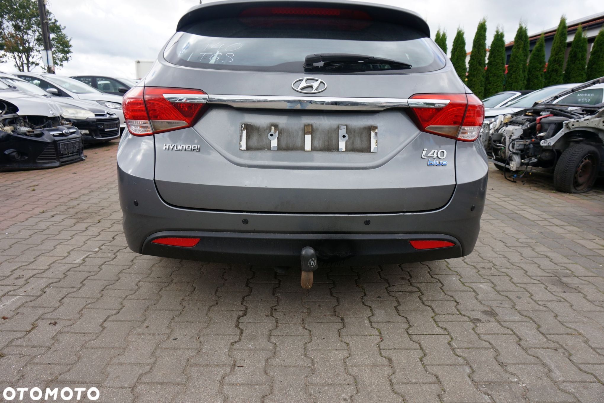 ZDERZAK TYLNY I40 VF KOMBI T6S  SZARY HYUNDAI 2011-2014 - 1