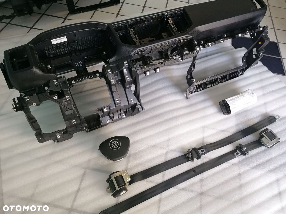 VW CRAFTER DESKA KONSOLA PODUSZKI AIRBAG - 2