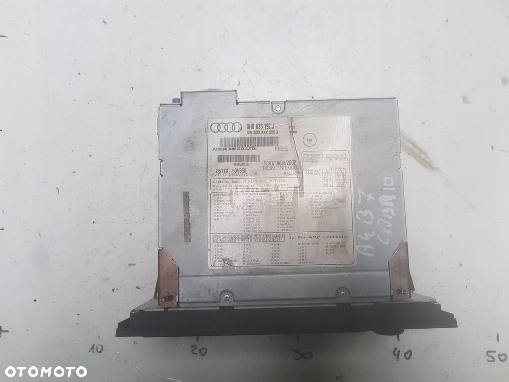 AUDI A4 B7 04-07r CABRIO NAWIGACJA 8H0035192J - 2